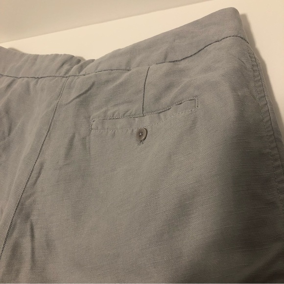 Wilfred Linen-blend Shorts with Silk Drawstring Tie - Picture 2 of 7